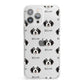 Bordoodle Icon with Name iPhone 13 Pro Max Clear Bumper Case