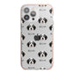 Bordoodle Icon with Name iPhone 13 Pro Max TPU Impact Case with Pink Edges