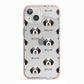 Bordoodle Icon with Name iPhone 13 TPU Impact Case with Pink Edges