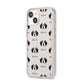 Bordoodle Icon with Name iPhone 14 Clear Tough Case Starlight Angled Image
