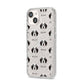 Bordoodle Icon with Name iPhone 14 Glitter Tough Case Starlight Angled Image