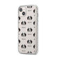 Bordoodle Icon with Name iPhone 14 Plus Clear Tough Case Starlight Angled Image