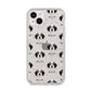 Bordoodle Icon with Name iPhone 14 Plus Glitter Tough Case Starlight