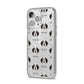 Bordoodle Icon with Name iPhone 14 Pro Max Glitter Tough Case Silver Angled Image