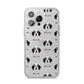 Bordoodle Icon with Name iPhone 14 Pro Max Glitter Tough Case Silver