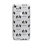 Bordoodle Icon with Name iPhone 7 Bumper Case on Silver iPhone