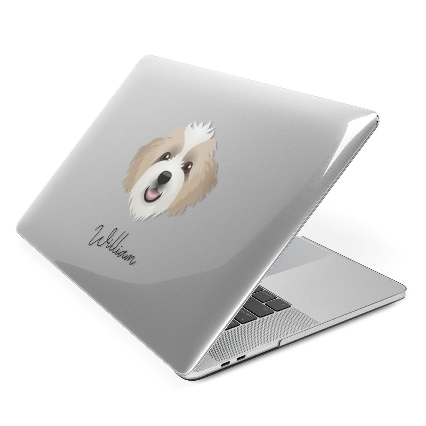 Bordoodle Personalised Apple MacBook Case Side View
