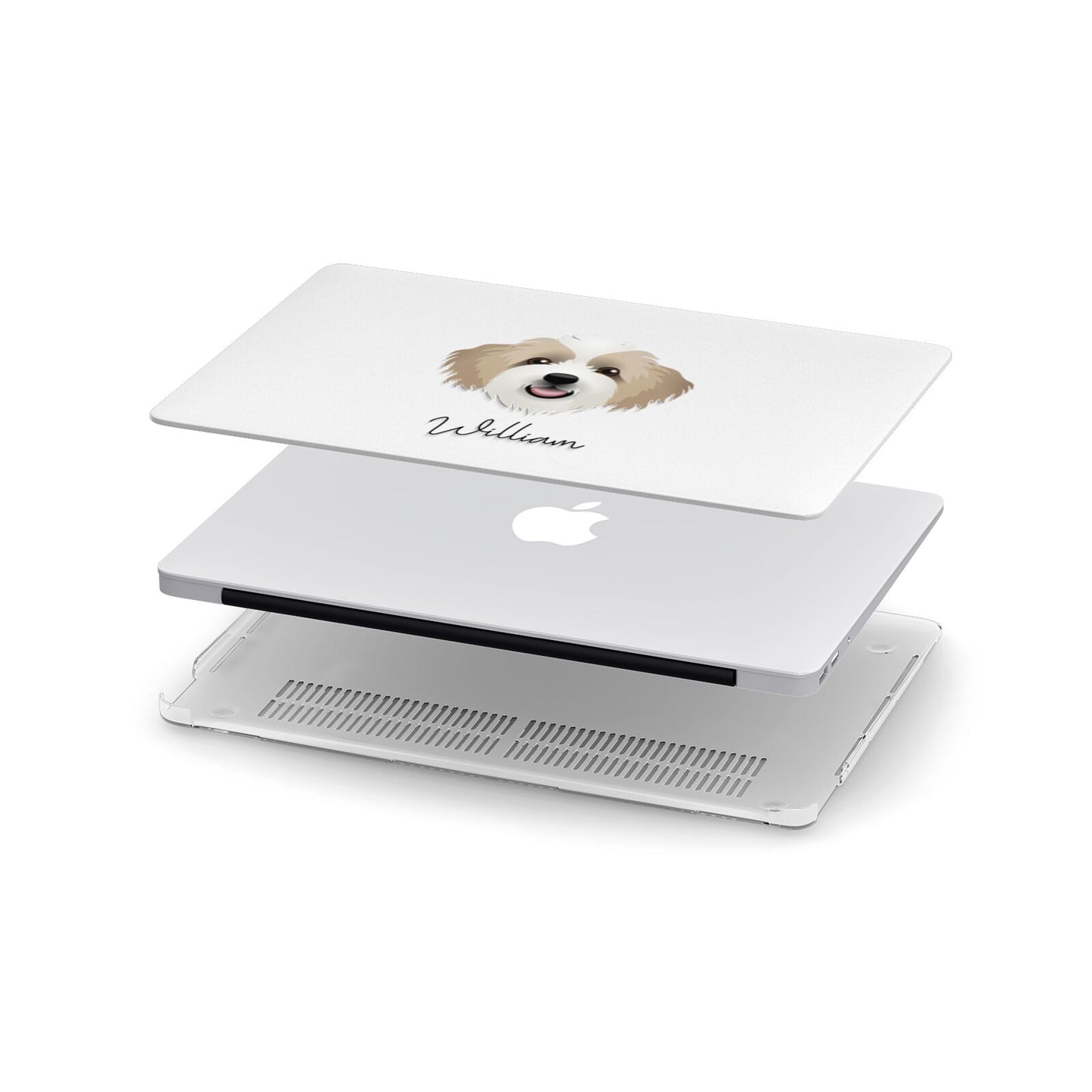 Bordoodle Personalised Apple MacBook Case in Detail
