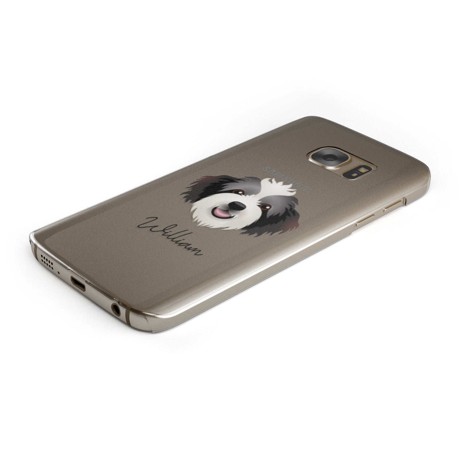 Bordoodle Personalised Samsung Galaxy Case Bottom Cutout