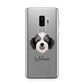 Bordoodle Personalised Samsung Galaxy S9 Plus Case on Silver phone