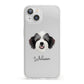 Bordoodle Personalised iPhone 13 Clear Bumper Case