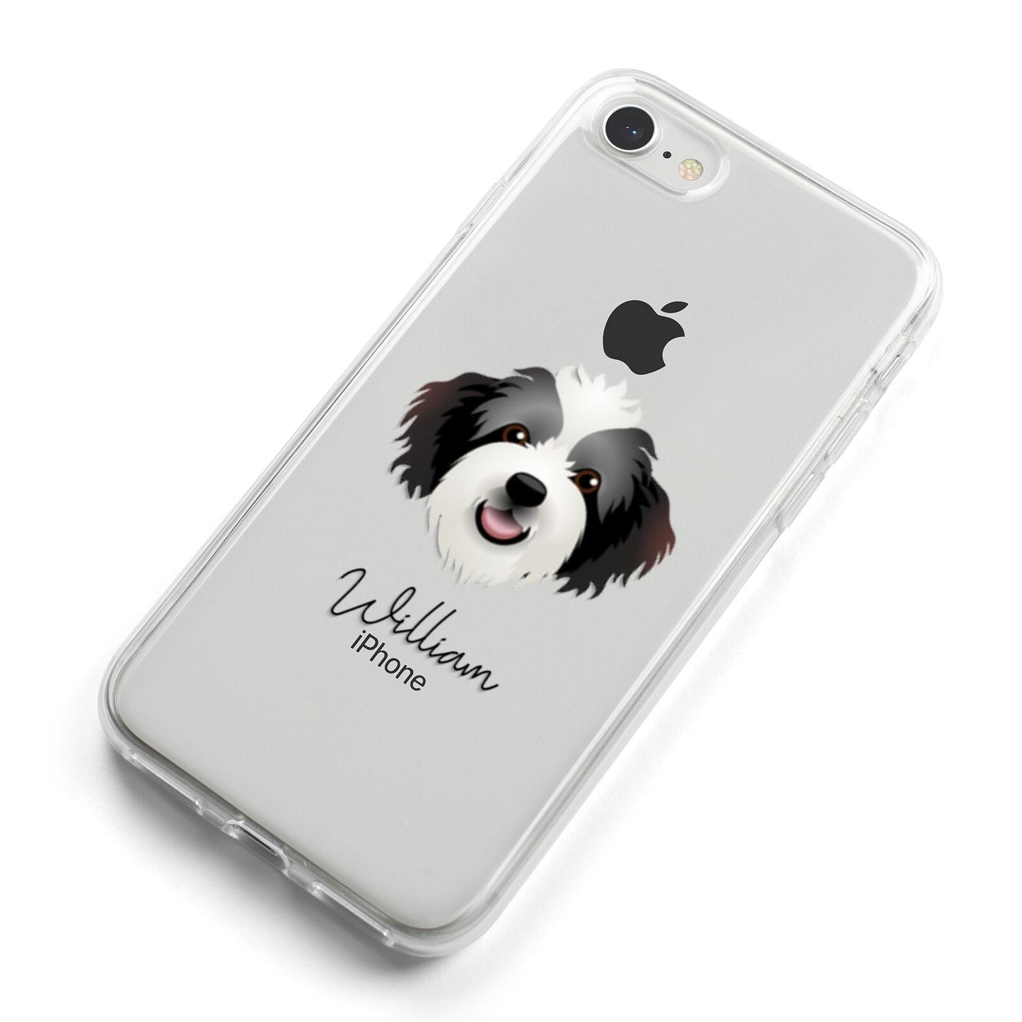 Bordoodle Personalised iPhone 8 Bumper Case on Silver iPhone Alternative Image