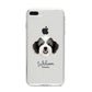 Bordoodle Personalised iPhone 8 Plus Bumper Case on Silver iPhone