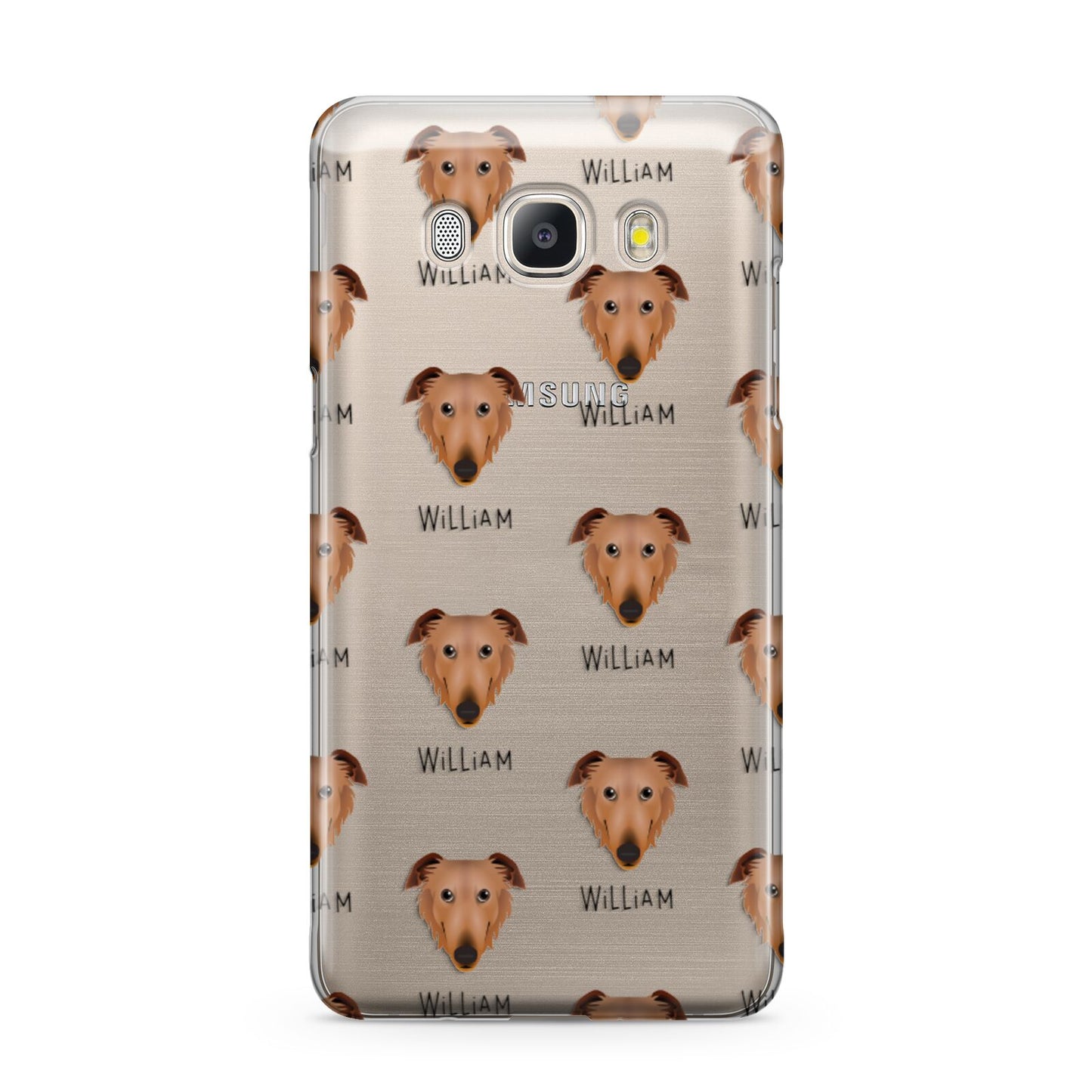 Borzoi Icon with Name Samsung Galaxy J5 2016 Case