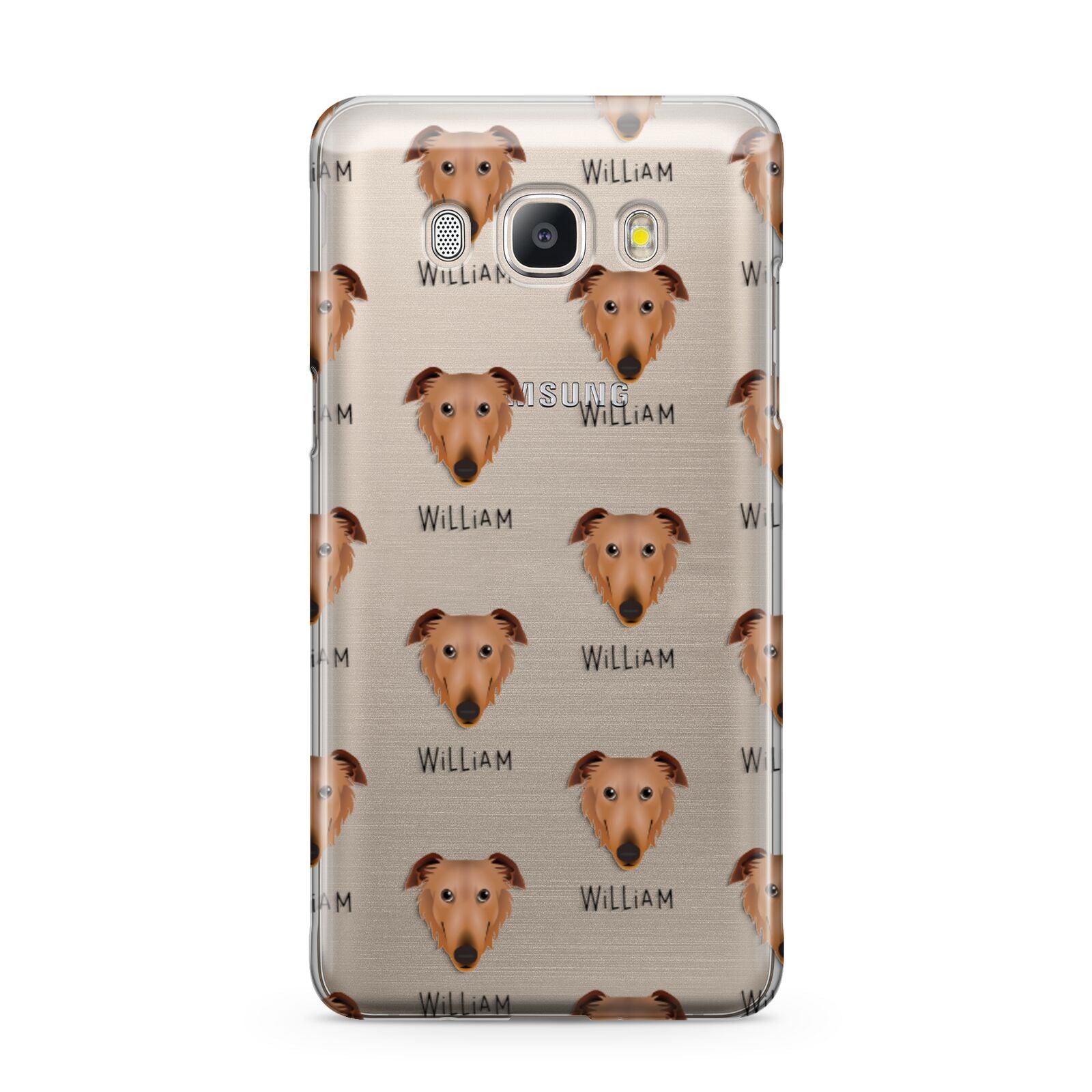 Borzoi Icon with Name Samsung Galaxy J5 2016 Case