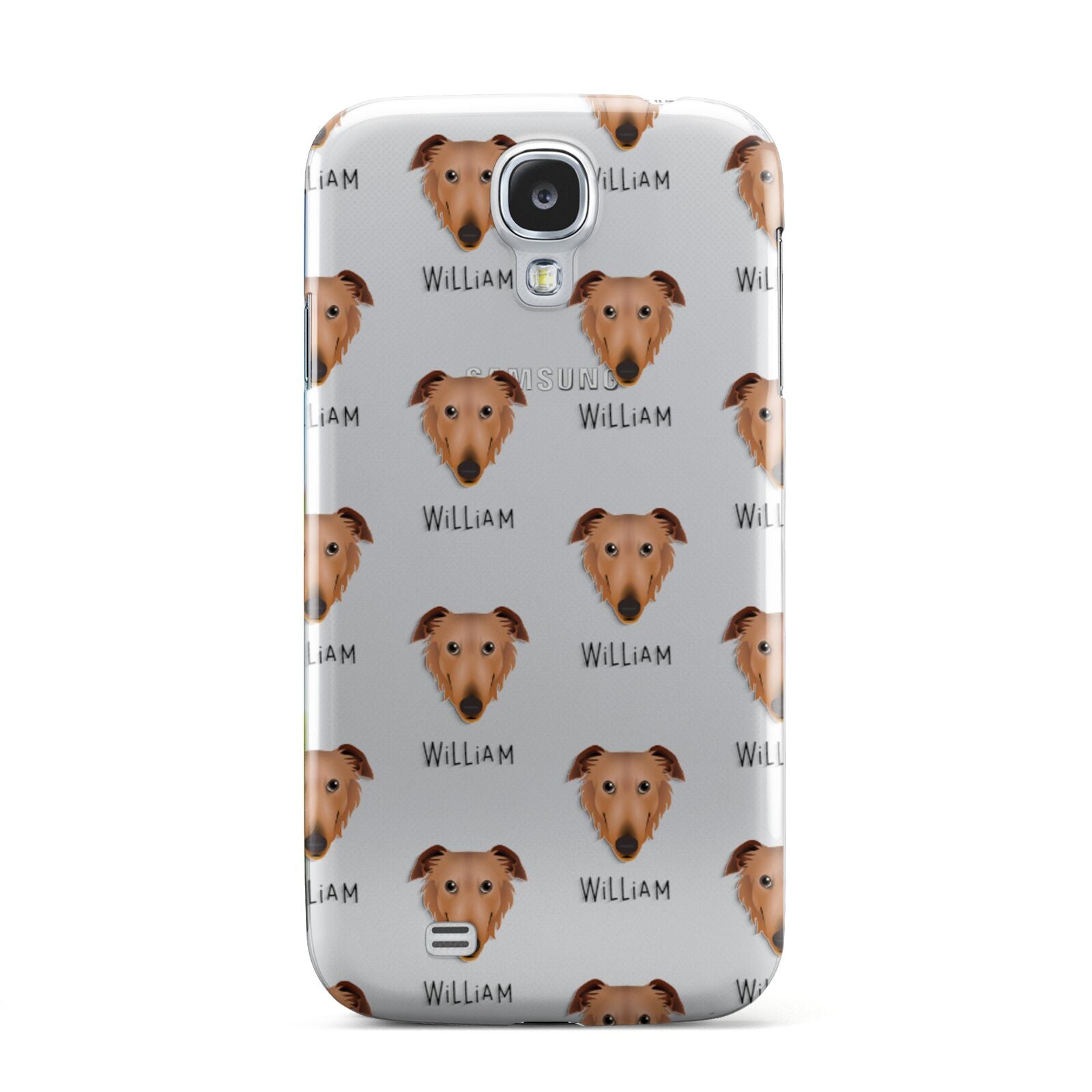 Borzoi Icon with Name Samsung Galaxy S4 Case