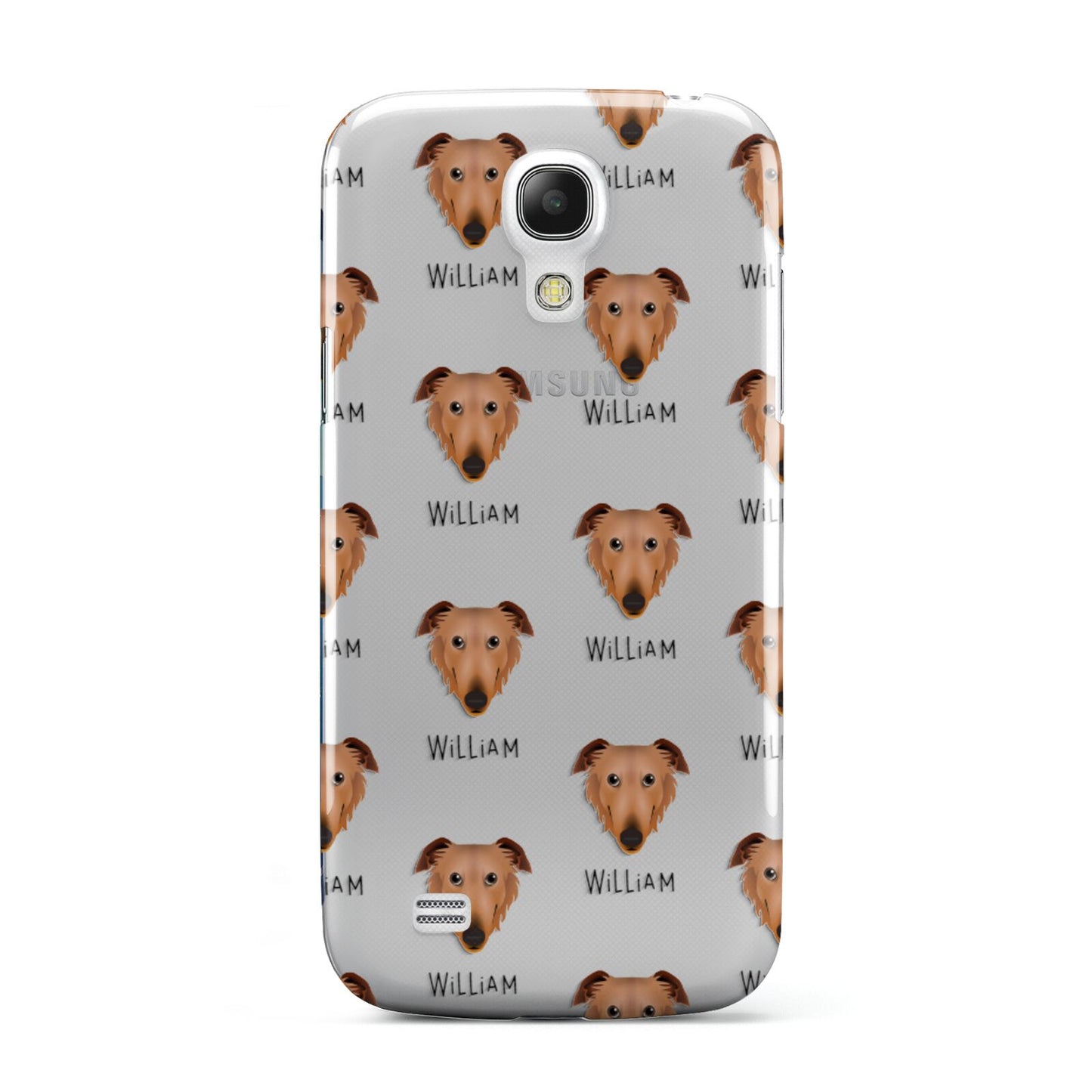 Borzoi Icon with Name Samsung Galaxy S4 Mini Case