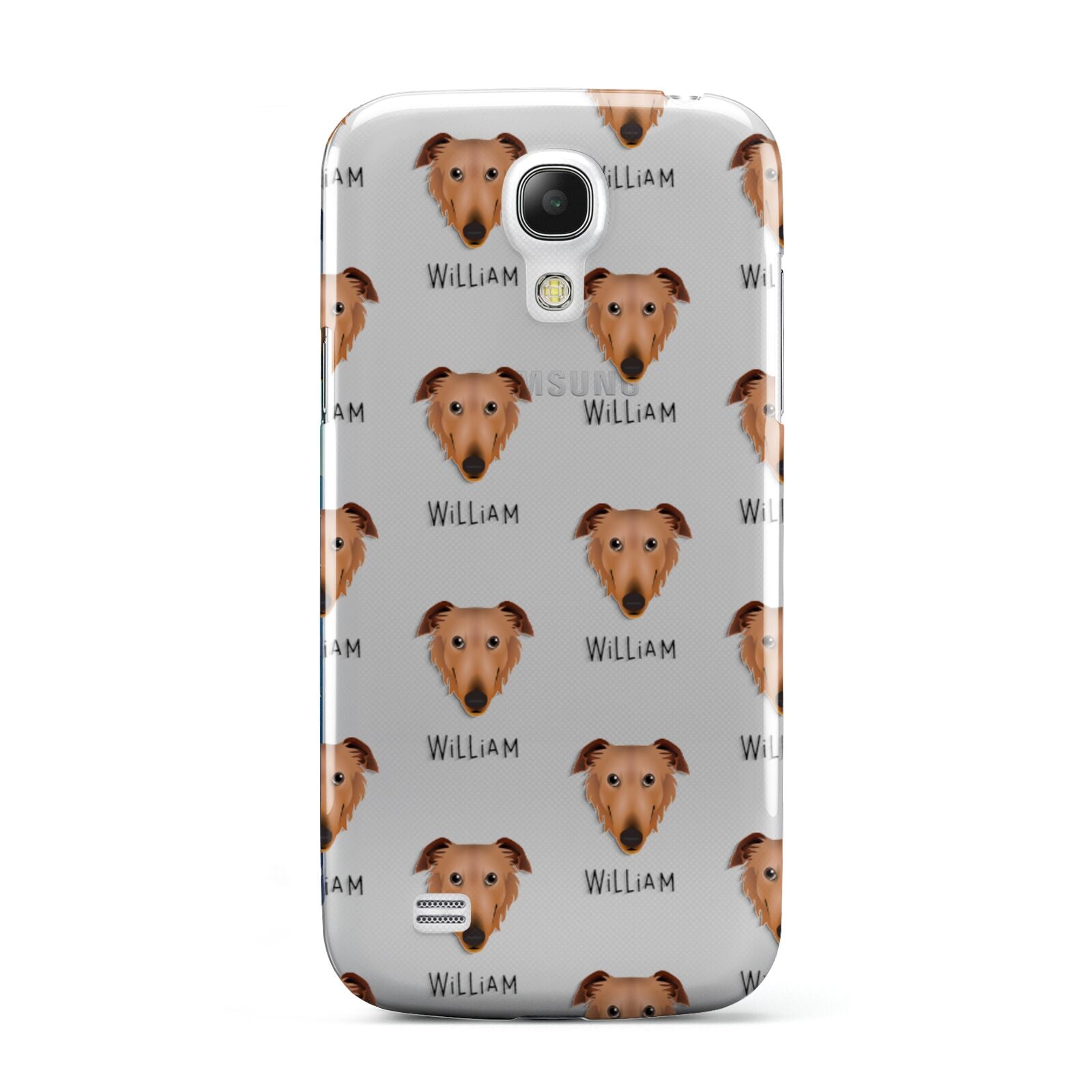 Borzoi Icon with Name Samsung Galaxy S4 Mini Case