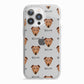 Borzoi Icon with Name iPhone 13 Pro TPU Impact Case with White Edges