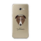 Borzoi Personalised Samsung Galaxy A5 2017 Case on gold phone