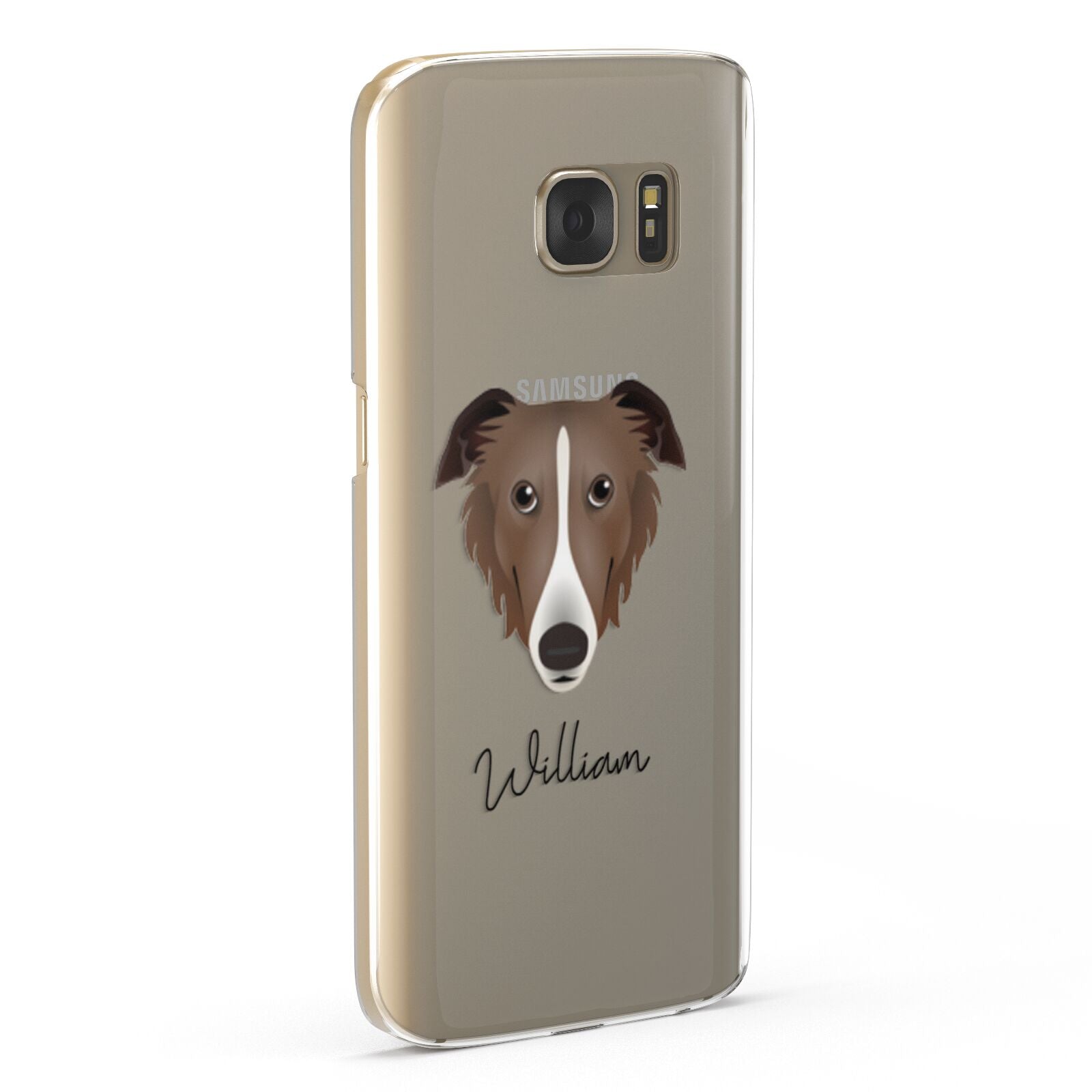 Borzoi Personalised Samsung Galaxy Case Fourty Five Degrees