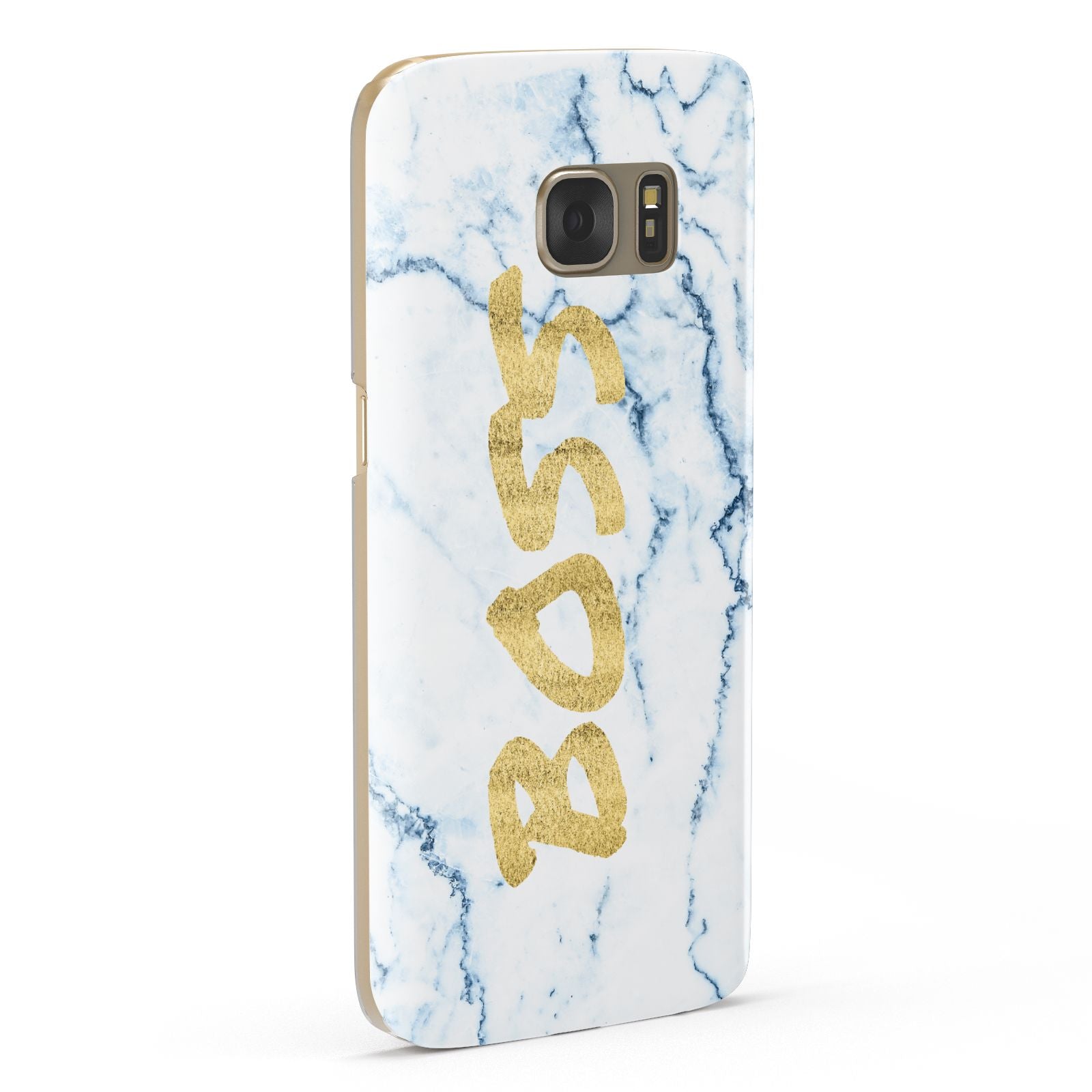 Boss Gold Blue Marble Effect Samsung Galaxy Case Fourty Five Degrees