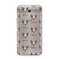 Boston Terrier Icon with Name Samsung Galaxy J7 2017 Case