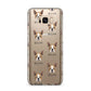 Boston Terrier Icon with Name Samsung Galaxy S8 Plus Case