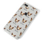 Boston Terrier Icon with Name iPhone 8 Plus Bumper Case on Silver iPhone Alternative Image