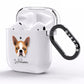 Boston Terrier Personalised AirPods Clear Case Side Image