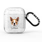 Boston Terrier Personalised AirPods Glitter Case