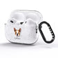 Boston Terrier Personalised AirPods Pro Glitter Case Side Image