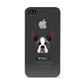 Boston Terrier Personalised Apple iPhone 4s Case