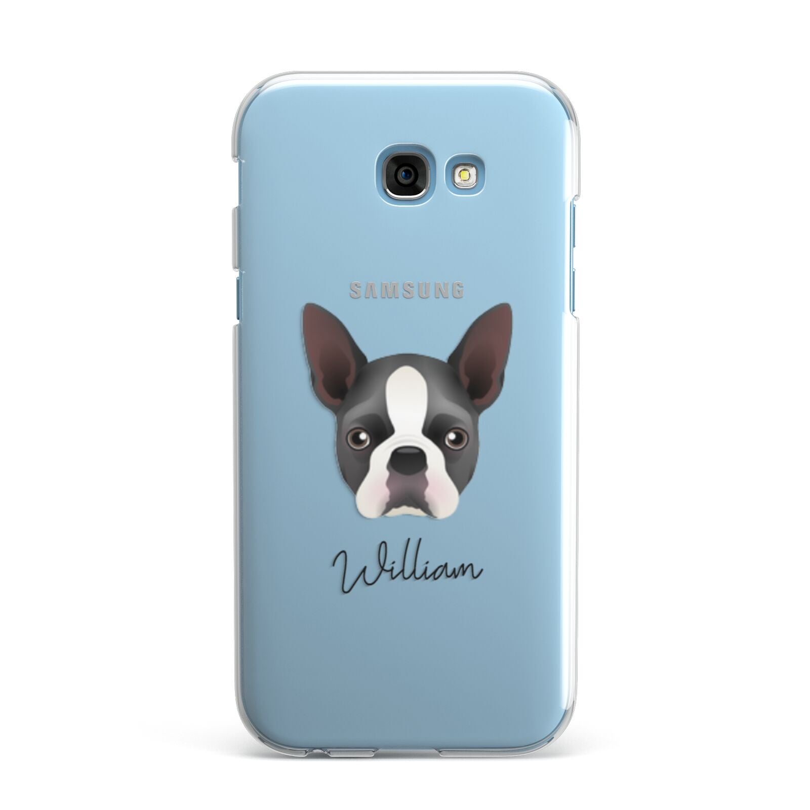 Boston Terrier Personalised Samsung Galaxy A7 2017 Case