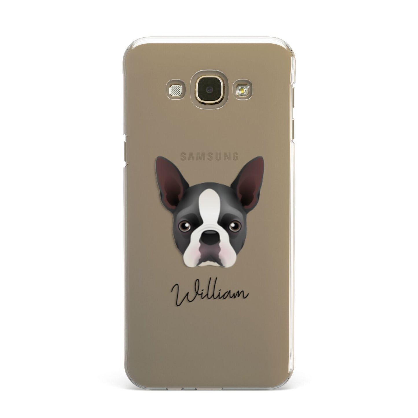Boston Terrier Personalised Samsung Galaxy A8 Case