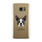 Boston Terrier Personalised Samsung Galaxy Case