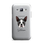Boston Terrier Personalised Samsung Galaxy J1 2015 Case