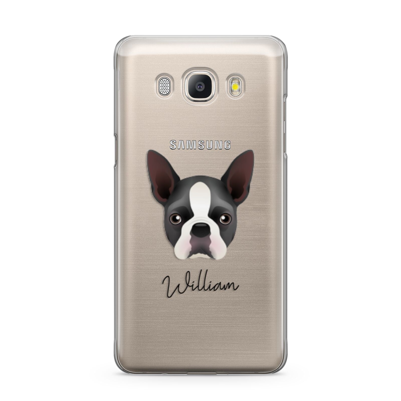 Boston Terrier Personalised Samsung Galaxy J5 2016 Case