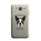 Boston Terrier Personalised Samsung Galaxy J7 Case