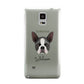 Boston Terrier Personalised Samsung Galaxy Note 4 Case