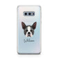 Boston Terrier Personalised Samsung Galaxy S10E Case