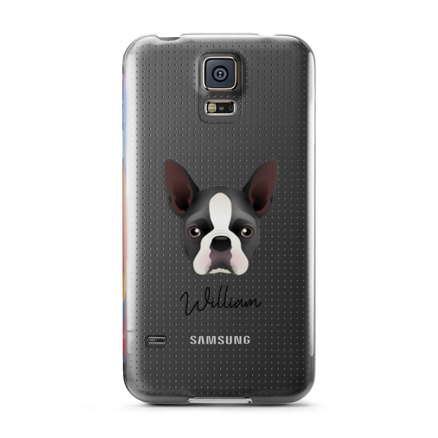 Boston Terrier Personalised Samsung Galaxy S5 Case