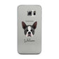 Boston Terrier Personalised Samsung Galaxy S6 Edge Case