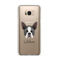 Boston Terrier Personalised Samsung Galaxy S8 Plus Case