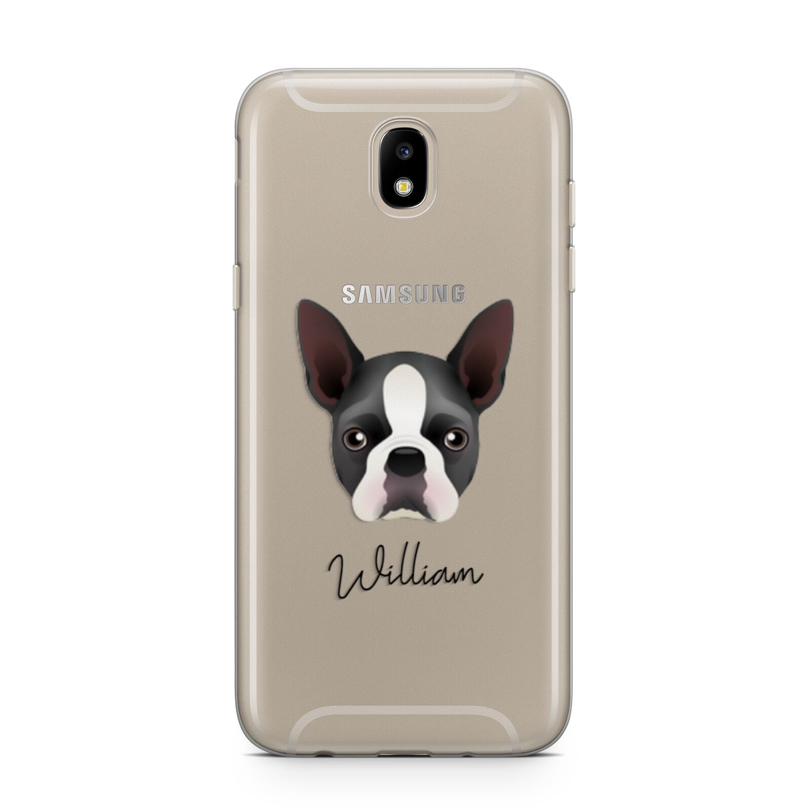 Boston Terrier Personalised Samsung J5 2017 Case