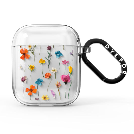 Botanical Floral AirPods Clear Case