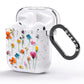 Botanical Floral AirPods Glitter Case Side Image