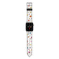 Botanical Floral Apple Watch Strap with Silver Hardware