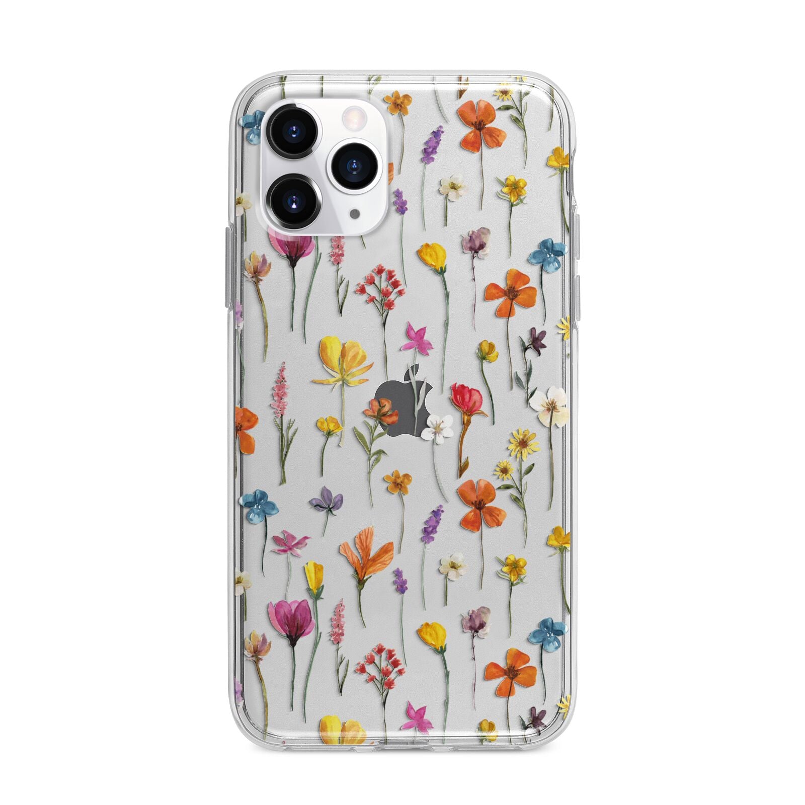 Botanical Floral Apple iPhone 11 Pro in Silver with Bumper Case