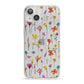 Botanical Floral iPhone 13 Clear Bumper Case